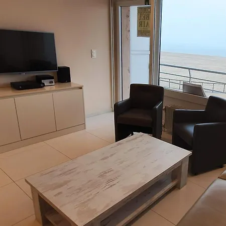 Bel Air - Cozy With Terrace And Stunning Frontal Sea View T38 公寓 奥斯滕德